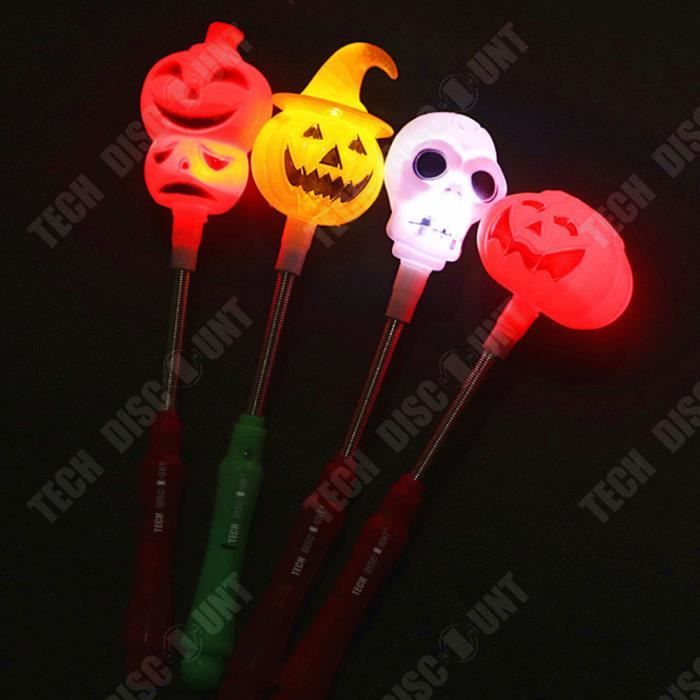 Kit Halloween 85 Pièces Fluo - Bâtons Lumineux, Masques, Cornes, Colliers, Pour Fêtes Enfants, Anniversaires - 5