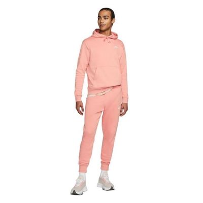 Sweat NIKE Club Rose Homme Manches longues Col capuche Rose Cdiscount Pret a Porter