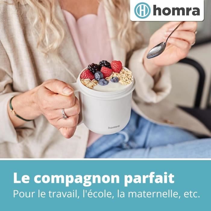 Lunch Box à 2 Compartiments - Boîte Alimentaire En Plastique Gris