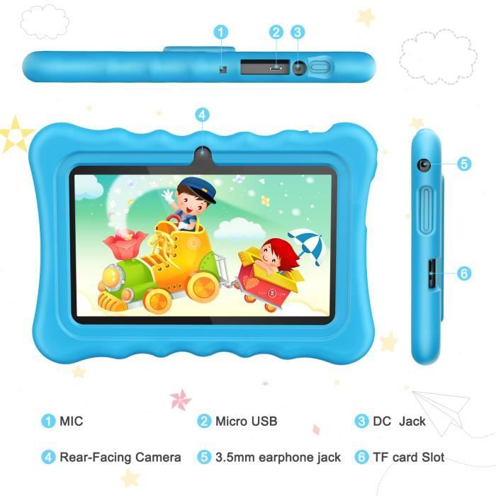 Tablette Tactile PC Enfant Android 8.1 7&amp;amp;quot;2