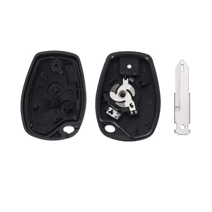 Kit Réparation Télécommande Renault - Boîtier 3 Boutons + Switch + Pile CR2016 - Pour Clio, Megane, Scénic...