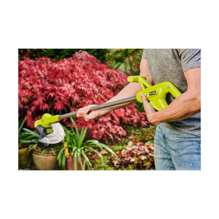 Coupe Bordures - Dresse Bordures RYOBI 18V OnePlus - 1 Batterie LithiumPlus 2.5Ah - 1 Chargeur Rapide - 1 Tu00eate Double Lames Dentelu00e9es RLT183225FPK - Outillage De Jardin Motorisu00e9 - Achat & Prix