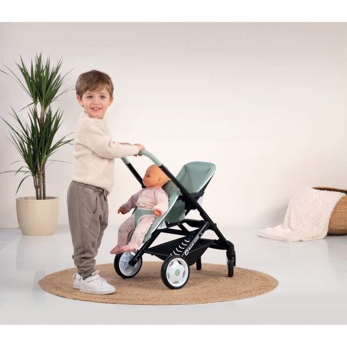Smoby maxi cosi poussette jumeaux sauge poupons non inclus des 3 ans Cdiscount Jeux Jouets