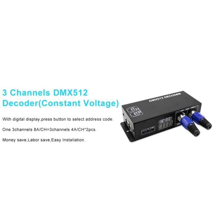 Décodeur DMX 24 Canaux – Contrôleur LED RGBW 5-24V Pour Barres De Scène Et Projets Lumière - 4