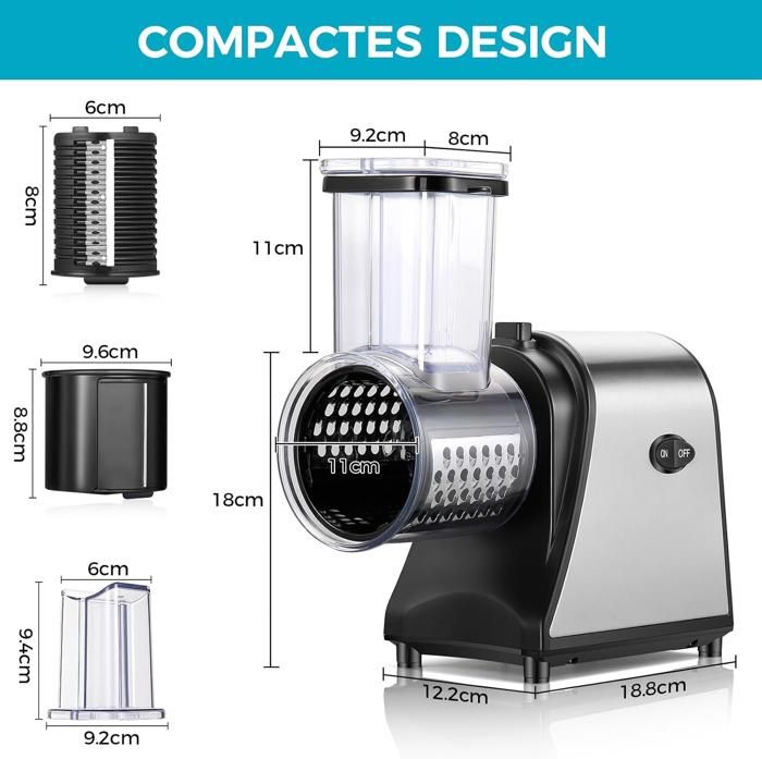 Hachoir Electrique MEYKEY 5 En 1 Hachoir L gumes 250W Coupe L gumes Hachoir Electrique MEYKEY 5 En 1 Hachoir L gumes 250W Coupe L gumes
