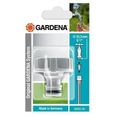 Nez de robinet GARDENA filetage 26/34 - Arrosage de jardin - Gris - 130x80x40mm-3
