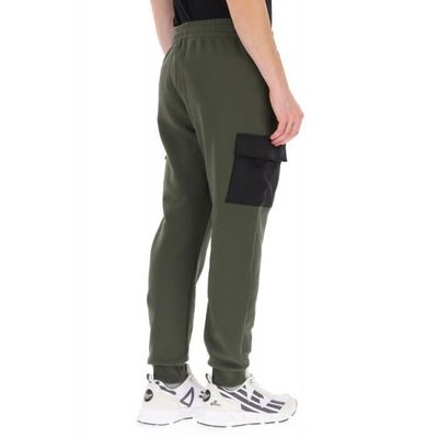 Pantalon de survêtement mixte EA7 Emporio Armani Kaki Poches