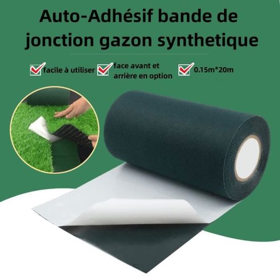 Ruban de Jonction pour Gazon Artificiel Bande Adhesive Gazon Tough Tape  Bande de Gazon Synthétique Gazon Synthétique pour Gazon Synthétique de  Ruban