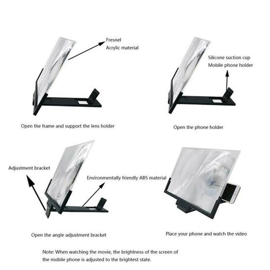 HighTech MASME 21 Pouces Loupe D'écran Agrandisseur PC Agrandisseur