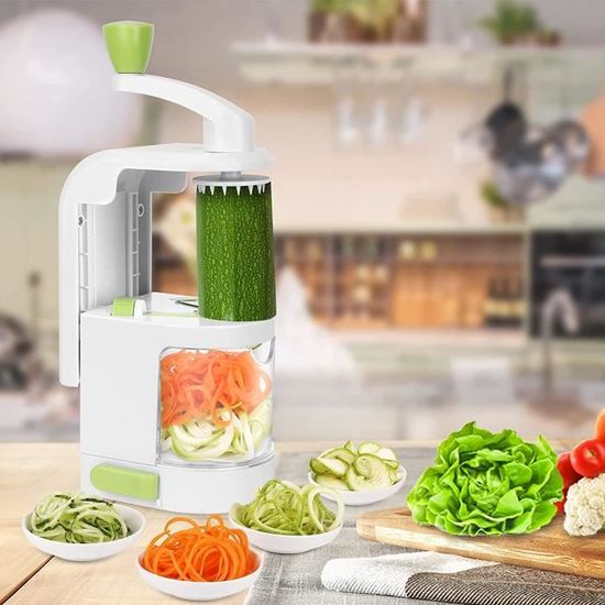 AYRSJCL 1pc Spiral Cutter Couper La Pomme De Terre Rolls Main Rotating Pommes De Terre Tour Couteau Maison Spirale Concombre Tranche