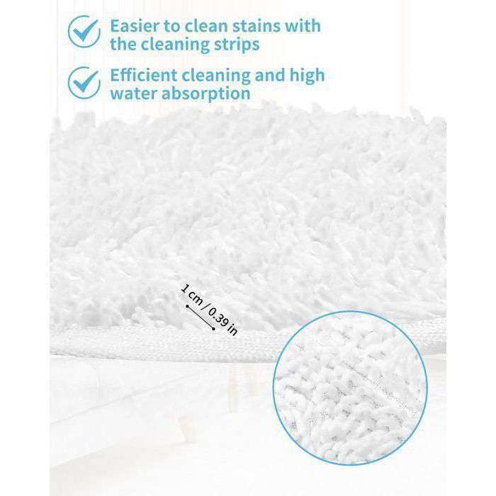 Recharge De Lavette Balai Vapeur En Microfibre Compatibles Avec Vileda Steam Mop Balais Vapeur Microfibre Pour Capacite Absorption Et Reutilisation 97358770