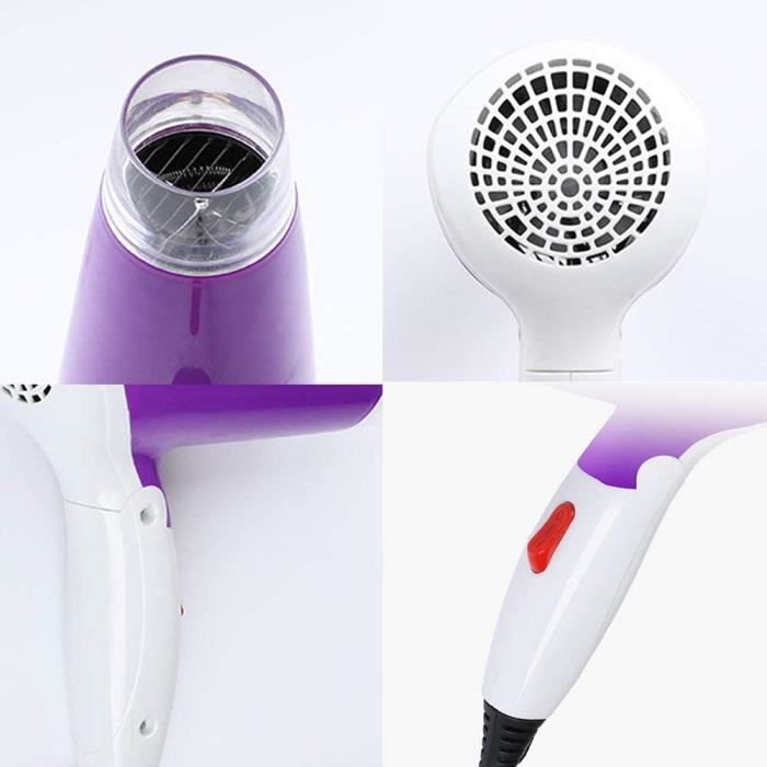 Sèche-cheveux Silencieux à Turbine Dream Hair Glory - 2000W, 3 Vitesses, Ionique - Température Constante 57°C - Neuf