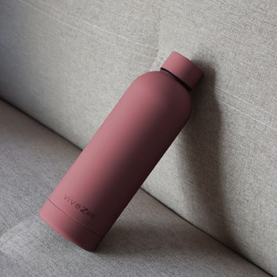 Red Roses Bush In The Garden Bouteille d'eau de sport isotherme en acier inoxydable anti-fuite pour voyage, salle de sport, bureau 532 ml Red Roses Bush In The Garden Bouteille d'eau de sport isotherme en acier inoxydable anti-fuite pour voyage, salle de sport, bureau 532 ml