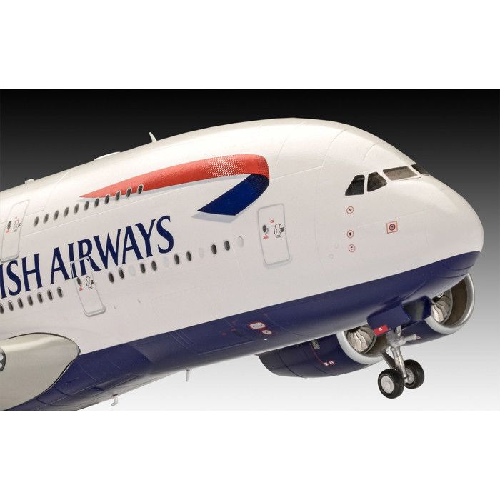 Modèle D'avion Tiuyii Emirates A380 – échelle 1:400, 16 Cm, Alliage, Support Amovible – Collection Ou Cadeau