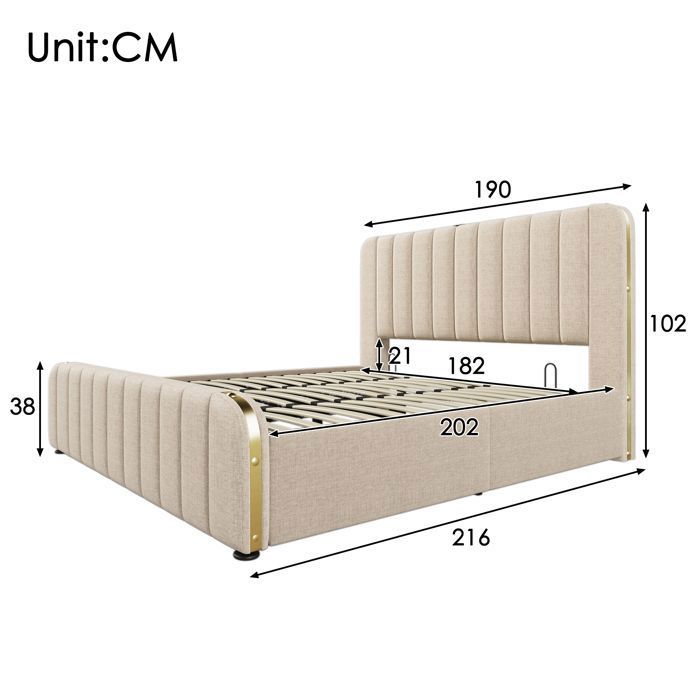 Canapé rembourré en L 3 places - 202 x 137 x 80 cm - avec ports USB et Type-C + 2 porte-gobelets Canapé rembourré en L 3 places - 202 x 137 x 80 cm - avec ports USB et Type-C + 2 porte-gobelets