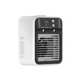 Rafraîchisseur double brumisation - Lot 1, 3000mAh USB-C 500ml silencieux bureau - Ventilateur ALURRA