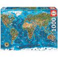 Puzzle 1000 pièces - EDUCA - 100 merveilles du monde - Adulte - Mixte-0