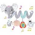 Spirale Jouets, Jouets pour bébés, Spirale d’activité avec Jouets à Suspendre à la Poussette pourjouets de poussette d'éléphant-0
