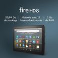 Tablette Fire HD 8, écran HD 8" (20,3 cm), 32 Go (Noir), Sans publicités-0