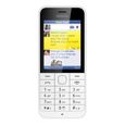 Téléphone mobile - NOKIA - 220 DUAL BLANC - Ecran 2.4" LCD - 100 Mo - Bluetooth - Appareil Photo 2 Mpix-0
