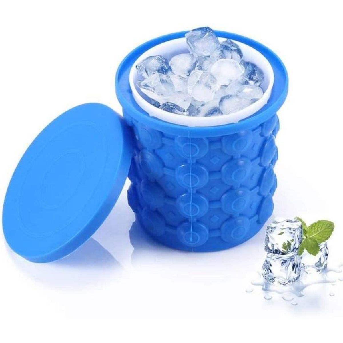 Moulle A Glace Silicone Bac A Glacons Seaux A Glace Silicone Avec