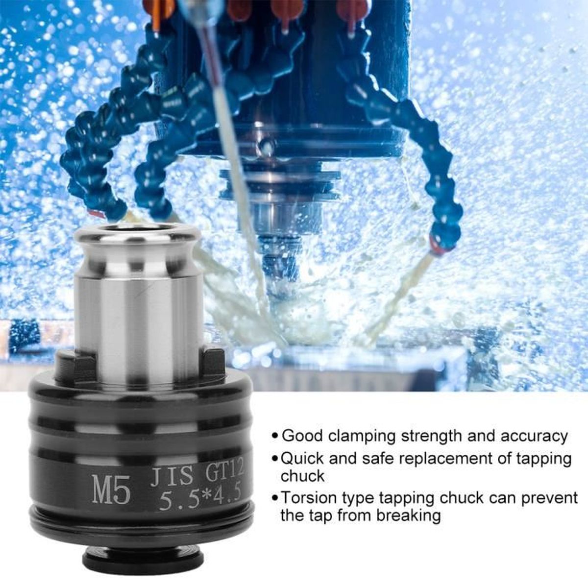 LIG - Mandrin de taraudage JIS-GT12 taraudage mandrin taraud pince CNC ...