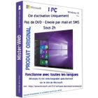 GENERIQUE Télécharger la clé Licence Windows 10 Pro OEM 32-64 bits Uniquement la clé pas de CD envoie par mail et SMS