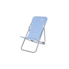 Chilienne 4 positions O'SUN - Bleu - Structure pliable et confortable
