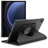ebestStar ® pour Samsung Galaxy Tab A9+ (2023) SM-X210 - Housse PU Cuir Support Rotatif 360 , Noir