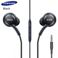 noir-Samsung AKG-Écouteurs Filaires Originaux de 3.5mm, Oreillettes Galaxy avec Microphone, pour S10 5g S10e