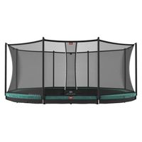 Trampoline BERG Grand Favorit InGround 520 Green + Safety Net Comfort