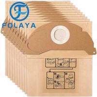 FOLAYA 10 Sacs Filtre Remplacement pour Aspirateur Karcher WD2 MV2 6.904-322.0 WD2250 A2004 A2054
