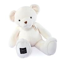 Peluche Ours Blanc 75 cm