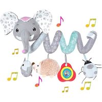 Spirale Jouets, Jouets pour bébés, Spirale d’activité avec Jouets à Suspendre à la Poussette pourjouets de poussette d'éléphant