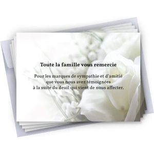 Lot De 20 Cartes De Remerciement Avec Enveloppes - Motif Floral - Simon Elvin
