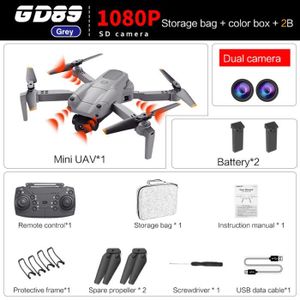 DRONE GY OAS 1080 2DC 2B - Mini Drone professionnel 4K H