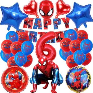 Spiderman Ballon Anniversaire, Decoration Anniversaire 4 ans, Décorations  Anniversaire Fête, Deco Anniversaire Spiderman 4 ans, avec Latex &  Aluminium Ballons pour Fille Garcon Enfant. : : Loisirs  créatifs