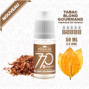 E liquide 6mg tabac blond