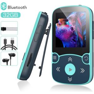 LECTEUR MP3 Lecteur MP3 Bluetooth AGPTEK 32Go avec Clip et Pod