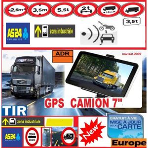 PACK GPS AUTO GPS ROCKSTARS 7 Pouces HD POIDS LOURD CAMION Bus C