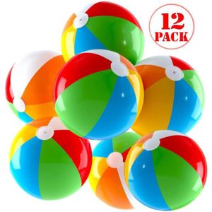 24 « / 16 » Grand ballon de plage gonflable à paillettes pour la fête de la  piscine de plage d’été