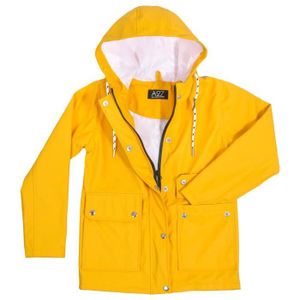 PARKA Enfants PU Imperméable Vestes Jaune Windbreaker Ét