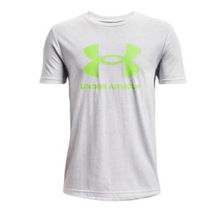 T-SHIRT Tee-shirt Gris Garçon Under Armour Sportstyle