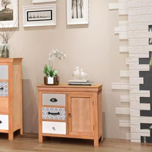 Buffet 65 X 35 X 60 Cm Bois Massif D Eucalyptus Buffet Cuisine