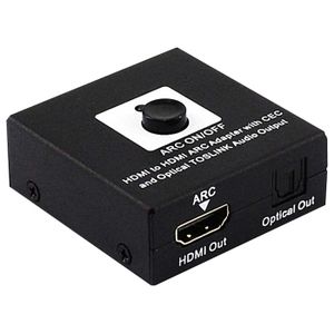 Extracteur audio HDMI 4 K, Hdiwousp HDMI vers HDMI audio optique stéréo  jack 3,5 mm, convertisseur audio HDMI avec câble HDMI vers sortie  auxiliaire