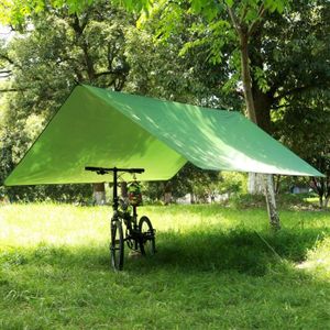 TENTE DE CAMPING VGEBY Bâche Tente Camping Imperméable Multifonctio