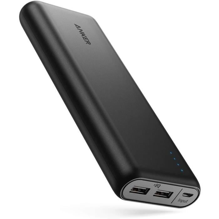 los Sandalias hueco Anker PowerCore Batterie Externe 20100 mAh 2 Ports USB 4.8A - Batterie  Portable Power Bank Puissante avec Technologie PowerIQ - Cdiscount  Téléphonie