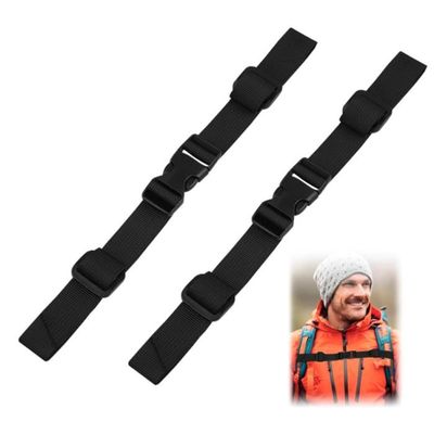 2 Sangles De Poitrine Pour Sac à Dos - Réglables, En Nylon - Pour Randonnée, Vélo, Voyage - Réduit La Charge Sur Les épaules