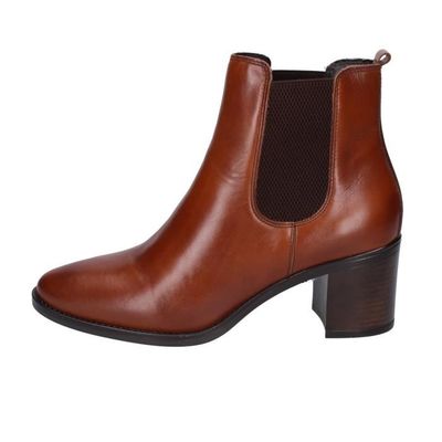 ANDRE Bottines Femme Marron Cuir EZ574 Marron Cdiscount Chaussures