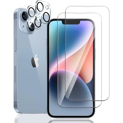 Verre Trempé Pour Ulefone Note 16 Pro [2 Pièces] + Caméra Arrière
